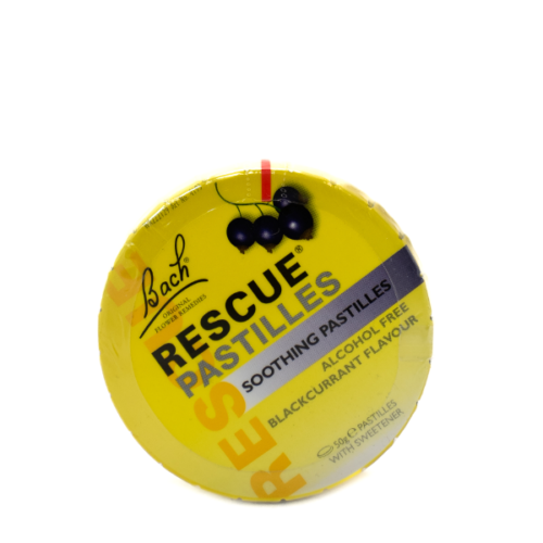 Bach Rescue Blackcurrant Pastilles 50G