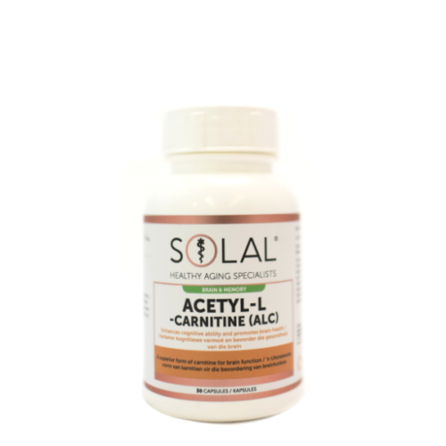 Solal Acetyl L Carnitine 500Mg Caps 30