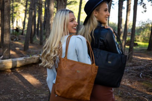 Tan Leather Goods - Ashley Leather Handbag - Toffee - Image 4