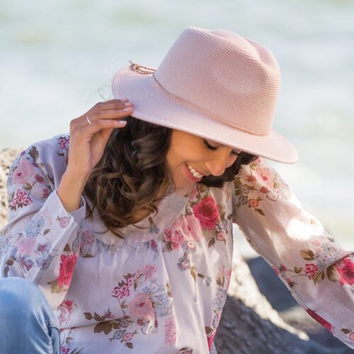 Headwear - Avoca Fedora (Soft Pink)