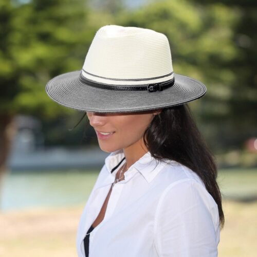 Headwear - Bella (Ivory / Black)