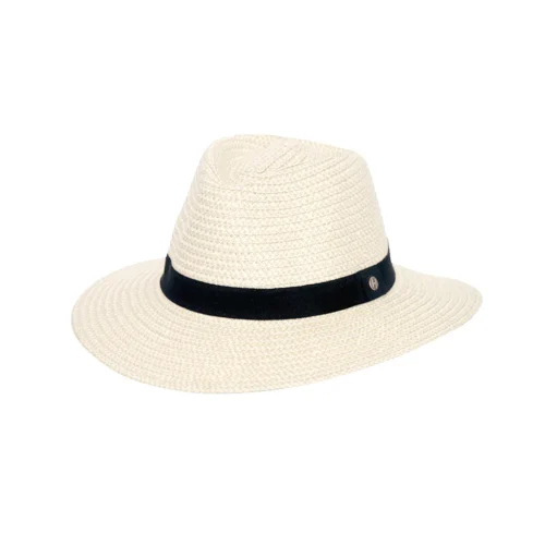 Headwear - Braided Fedora (Ivory)