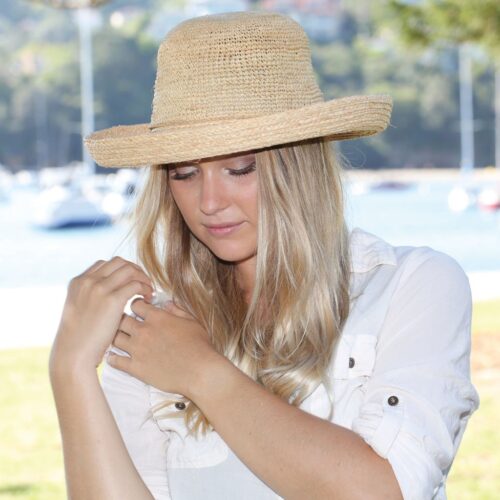 Headwear - Breton Raffia (Natural)