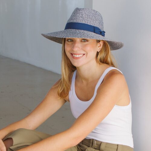 Headwear - Fiona Fedora (Denim)