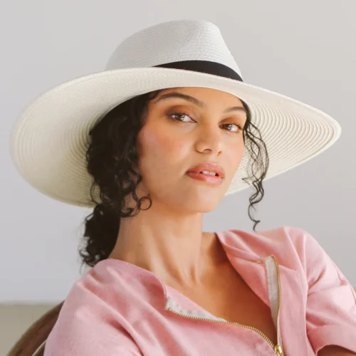 Headwear - Fiona Fedora (Ivory)