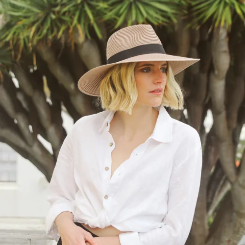 Headwear - Fiona Fedora (Taupe)